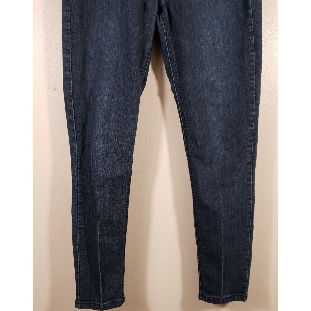 Democracy Jeans Womens 30x25 Size 4 Ab Tech Dark Wash Skinny Stretch Elastic - Picture 11 of 16